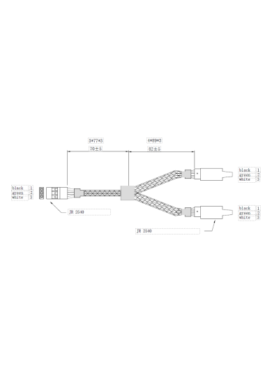 PRO LINE Y LEAD 152MM SERVO CABLE
