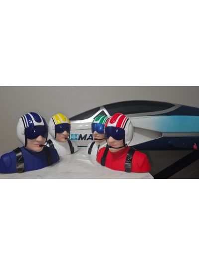 HHrc Pilot Figures Blue 100cc