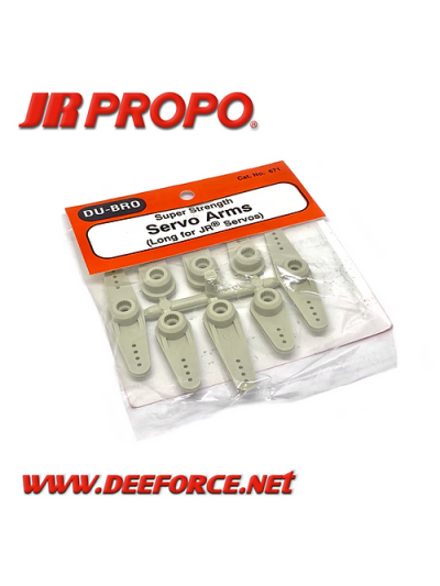 DU-BRO Super Strength Servo Arms (Long for JR Servos)