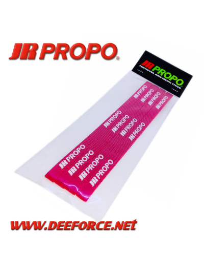 JR Propo RX Strap Red 4pcs (small)