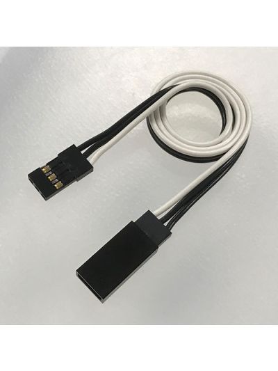 Servo Extension 12-inch standard Gold 26AWG