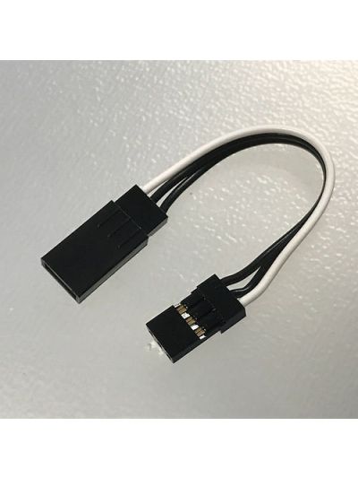 Servo Extension 3-inch HD Gold 22AWG